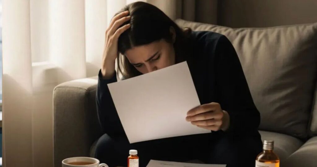 woman with invisible illness facing denied disability insurance claim