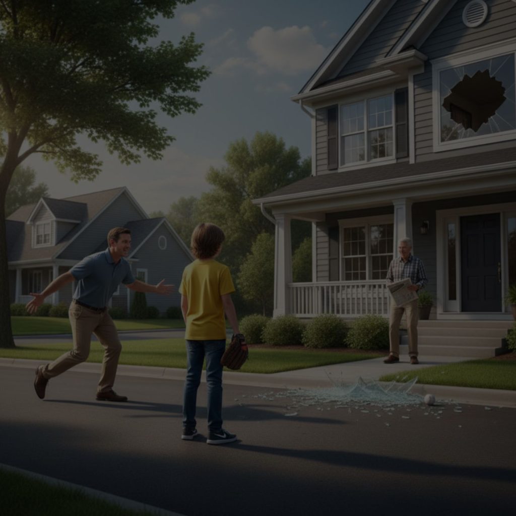 The Baseball and the Neighbor’s Window