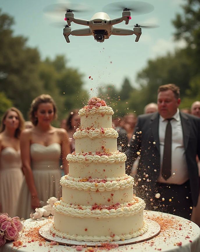 Drone Disaster: The Wedding Cake Crash