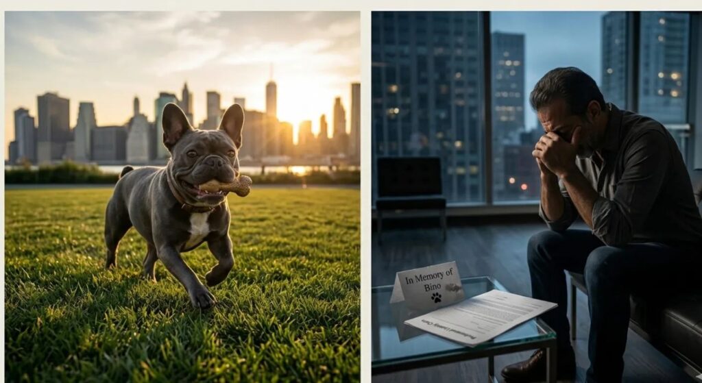 Pet Insurance Malpractice Claim investigation featuring a French Bulldog in New York City